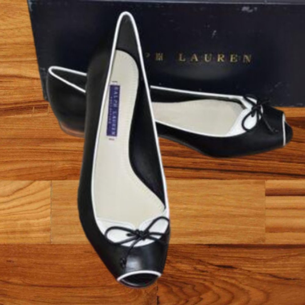 Ralph Lauren Leather Ballet Flats